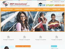 Tablet Screenshot of mkpinternational.com